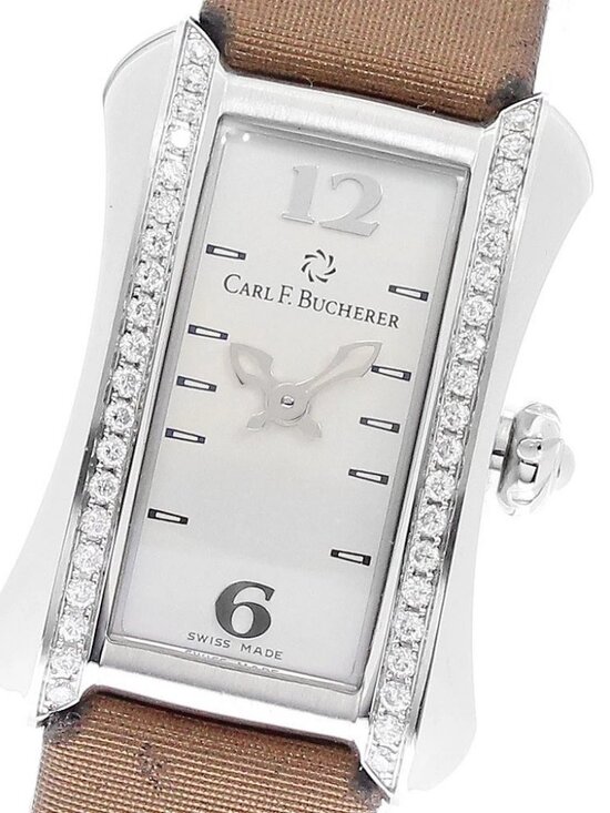 CARL F.BUCHERER Alaclea 10703.08 Side diamond Silver Dial Quartz Ladies_948385 main image 5